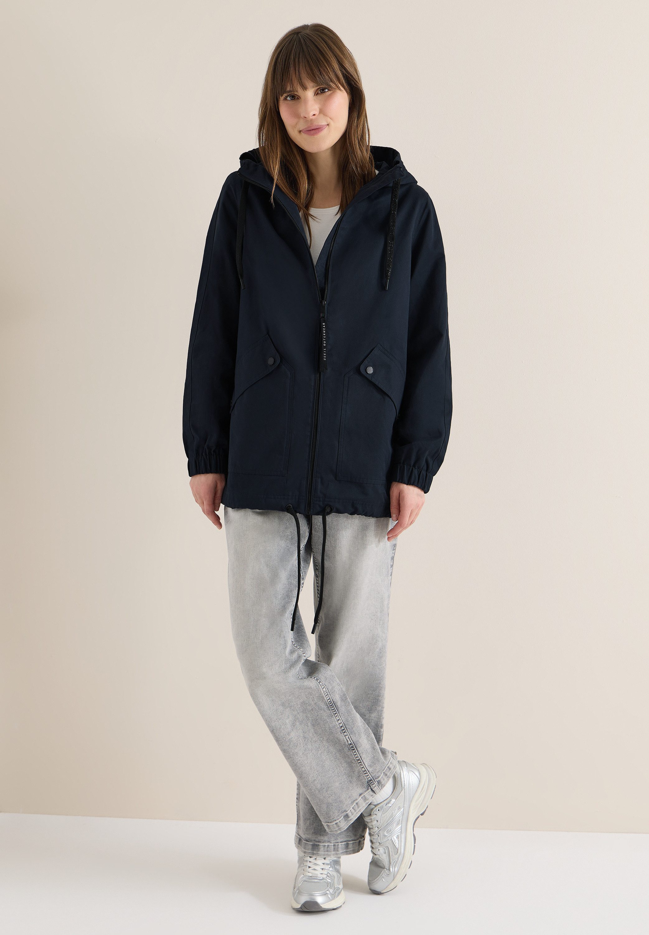 CECIL Windbreaker im soften Baumwoll-Mix