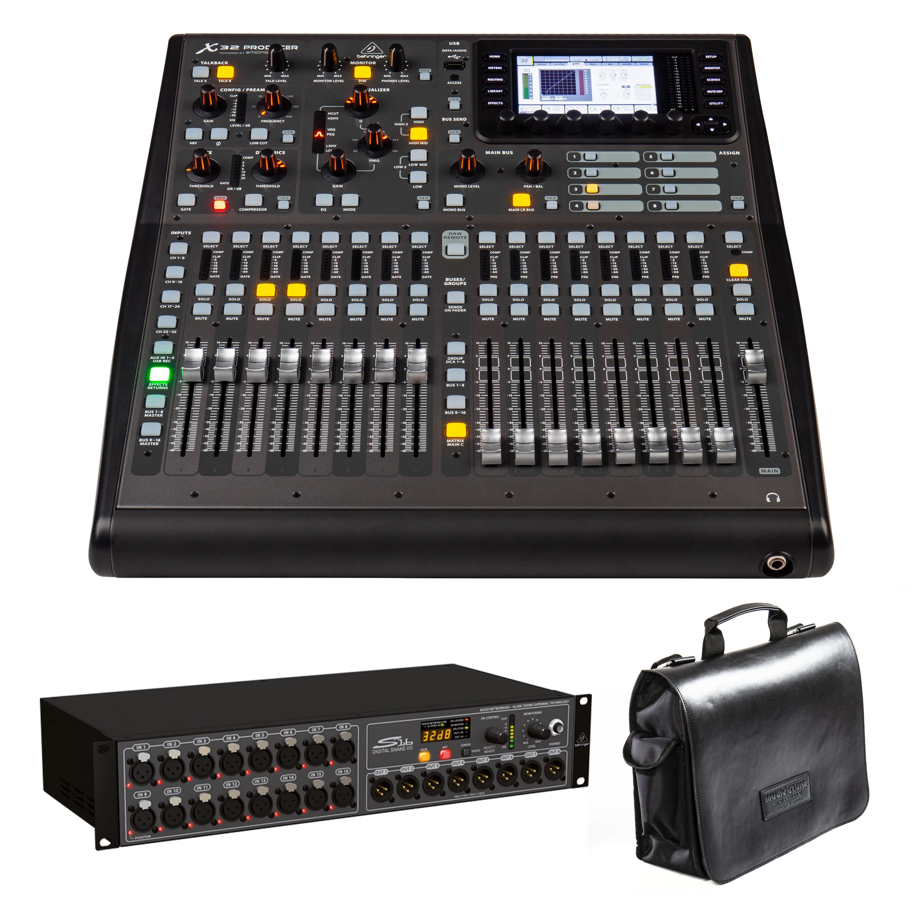 Behringer Mischpult, (Studio Mischpulte, Digitale Studio Mischpulte), X32 Producer + S16 -Set - Digitales Mischpult-Set