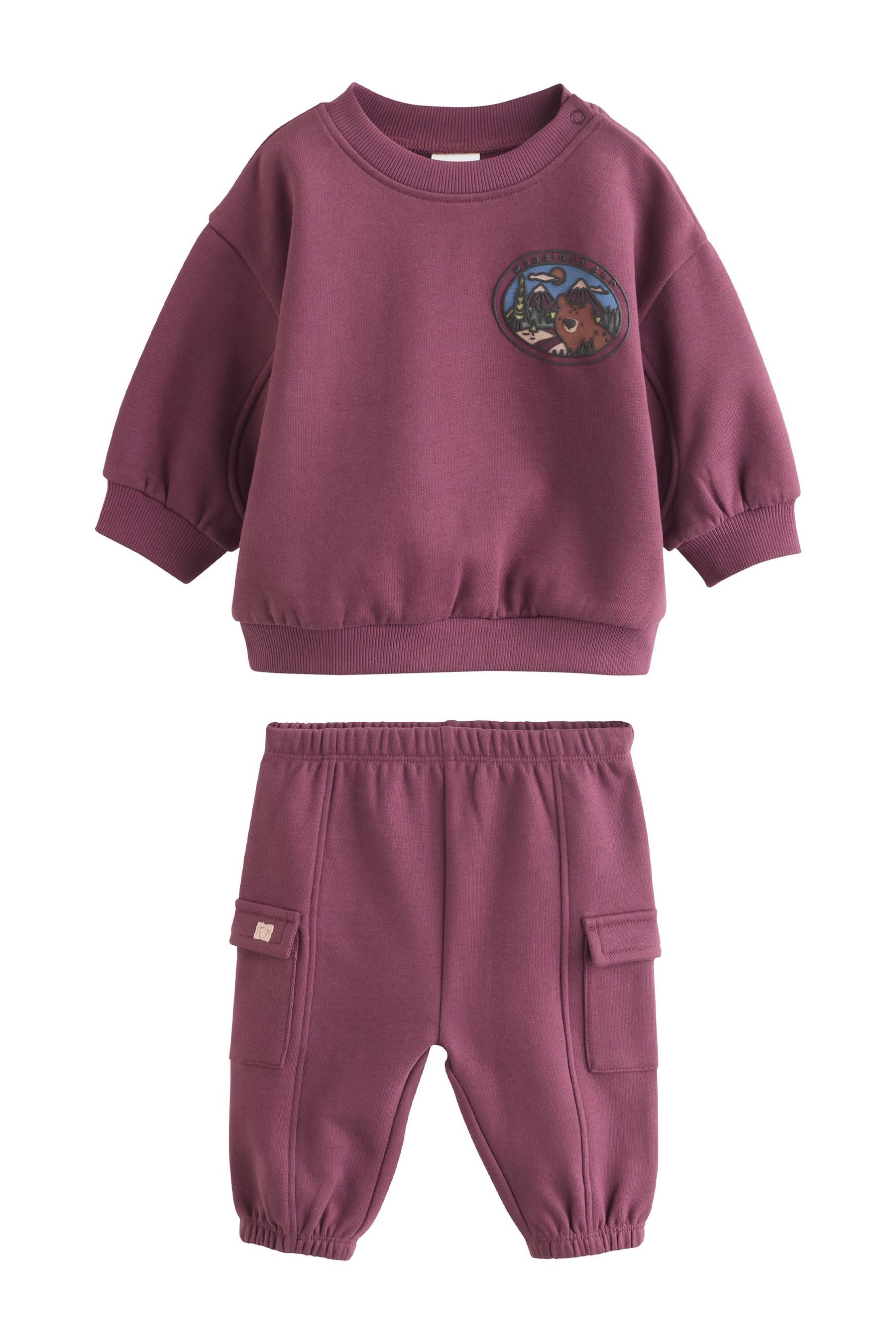 Sweatanzug Baby Jogginghose und Sweatshirt im Set