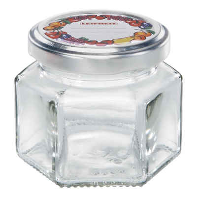 Leifheit Einmachglas »Sechskantglas 47 ml«, Glas, (1-tlg)