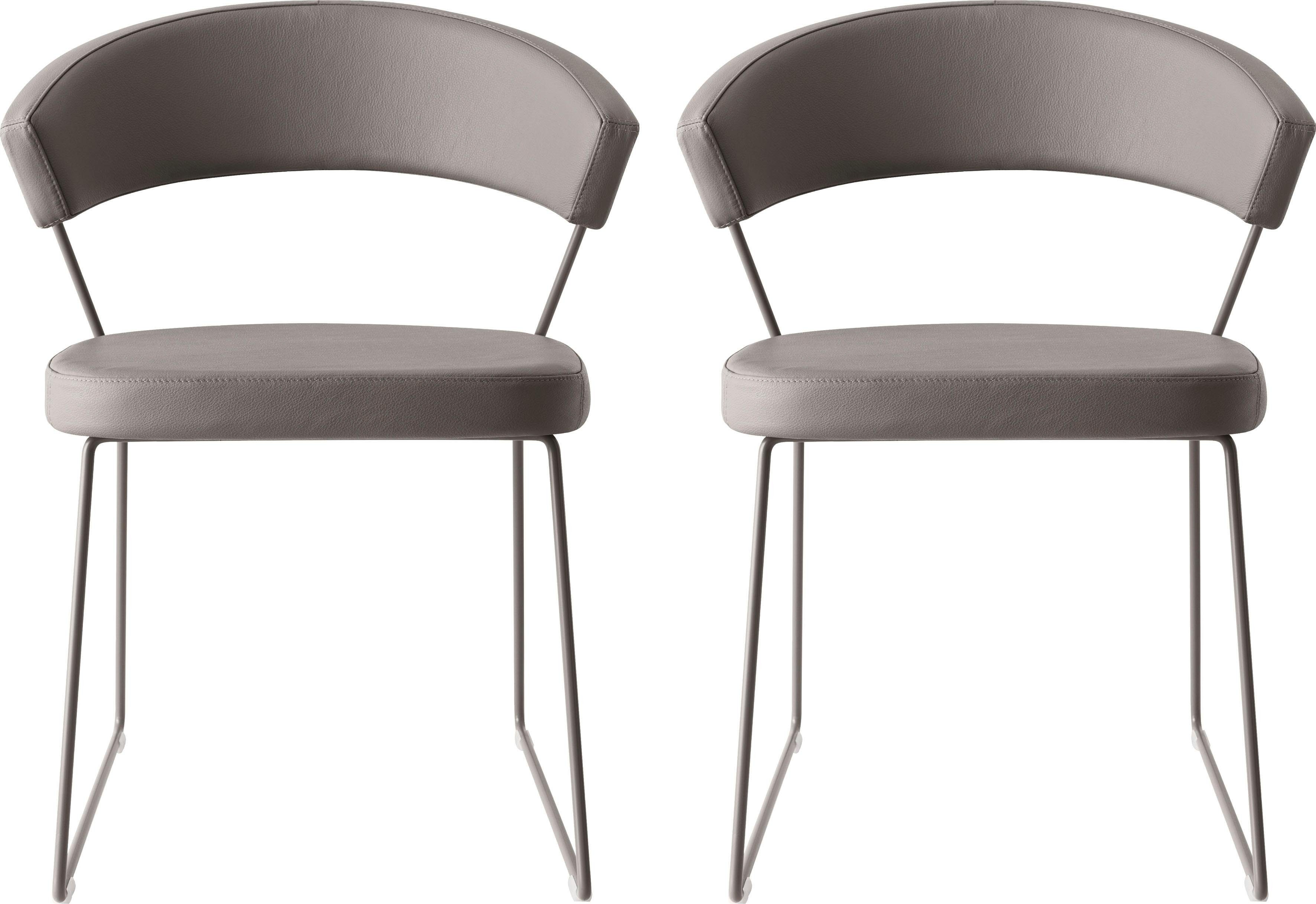 connubia by calligaris Stühle »New York CB1022-LH«, 2 Stck., Gestell