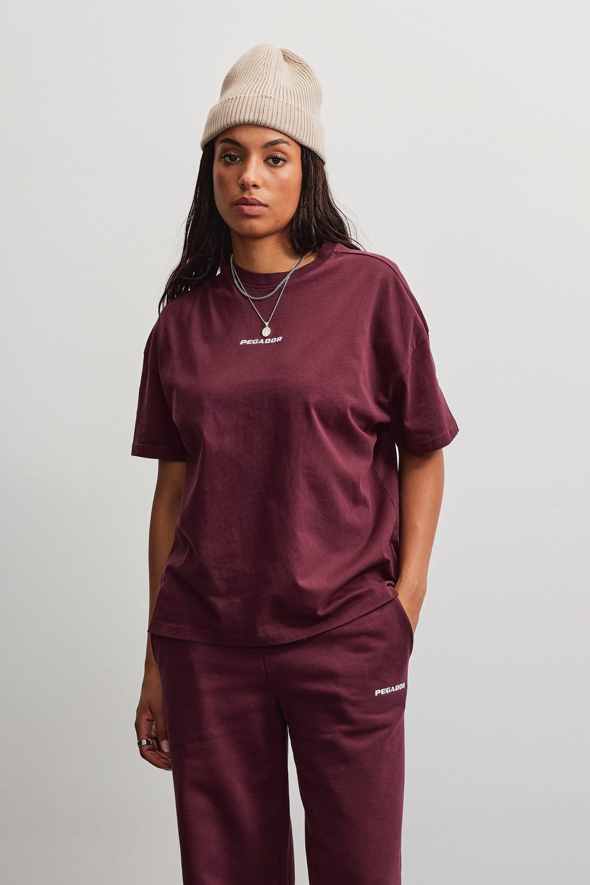 PEGADOR T-Shirt Bracy Heavy Oversized Tee Baumwolle, oversize