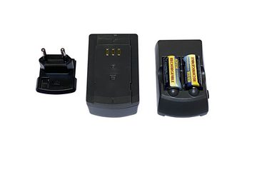 PowerSmart CFR001EB Kamera-Ladegerät (für Fuji Zoom 60W, Zoom Date 100, Zoom Date 110EZ und 2 pcs RCR123A Akku)
