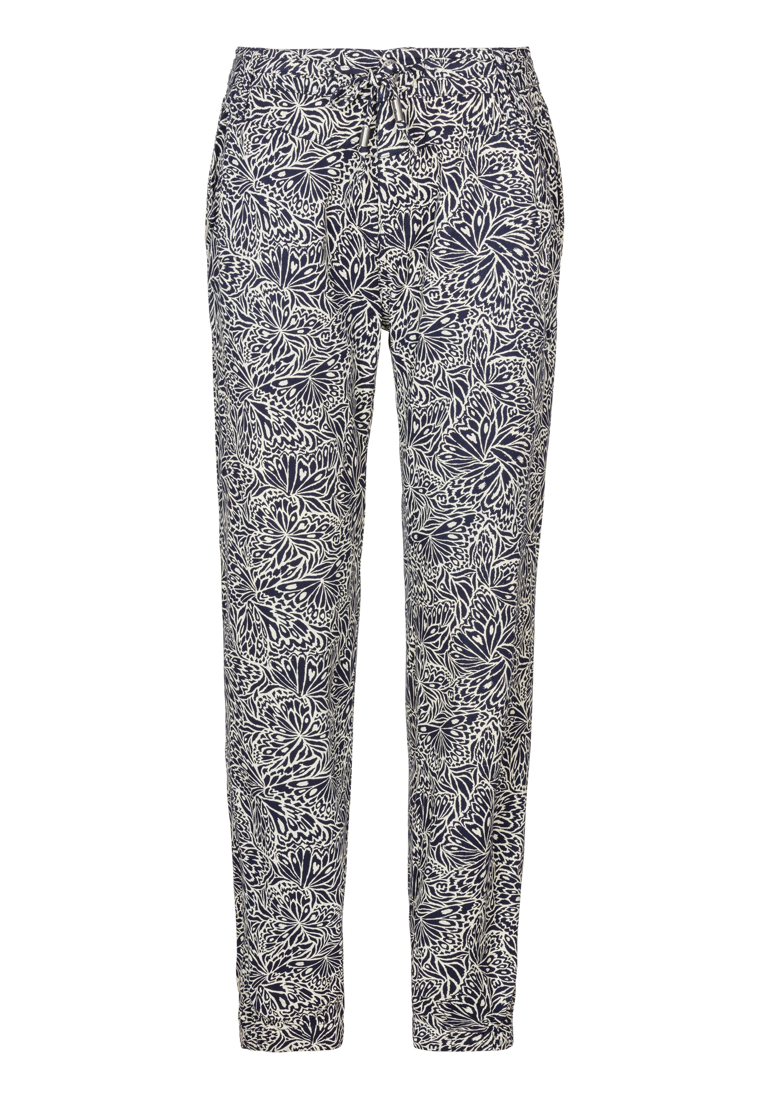 Ragwear Jogger Pants TALIN PRINT mit Allover-Druck, bedruckte Optik, aus Viskose, Regular Fit