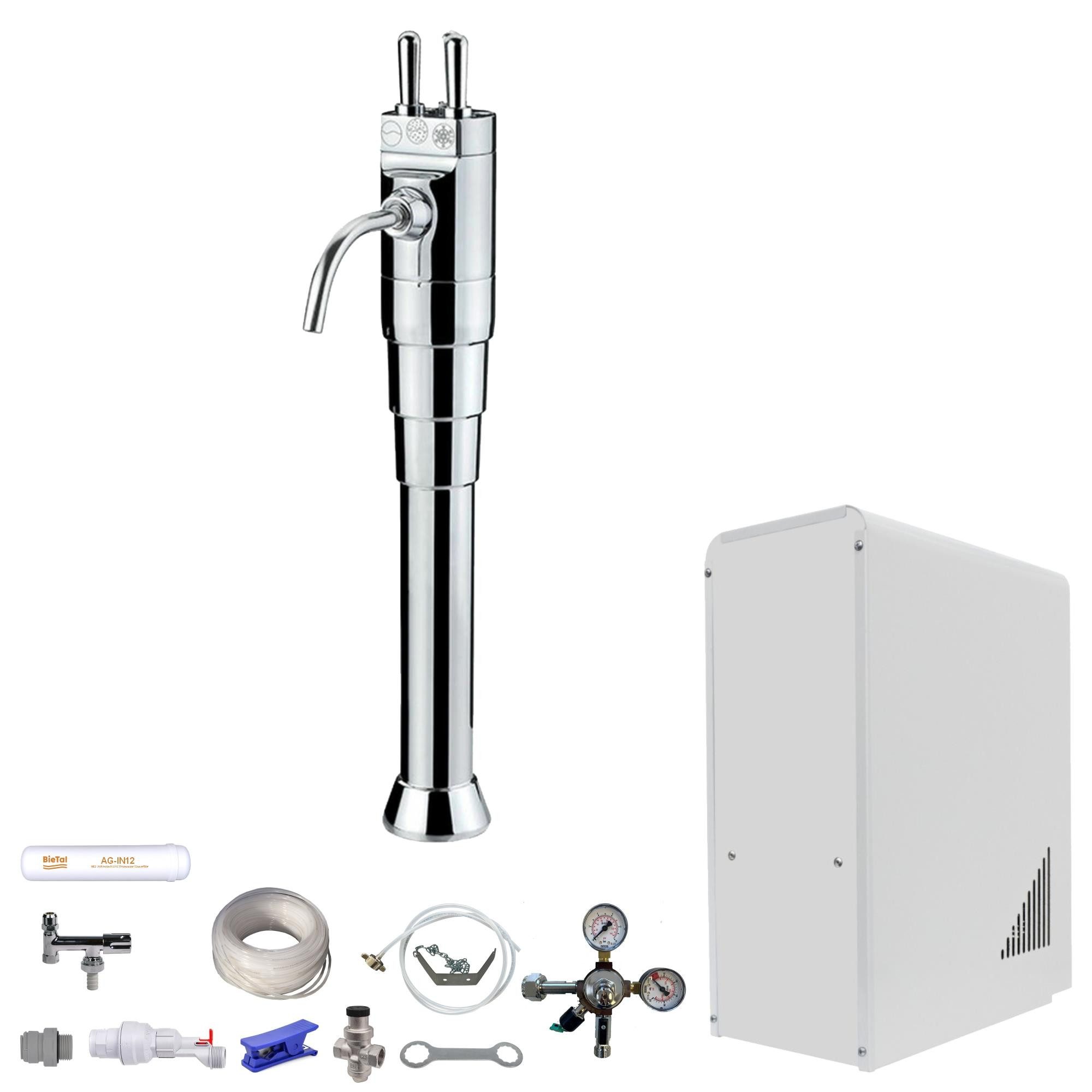 Wassersprudler Tafelwassergerät BieTal® BT-10U Sprudelwasser Zapfstelle Komplett Set
