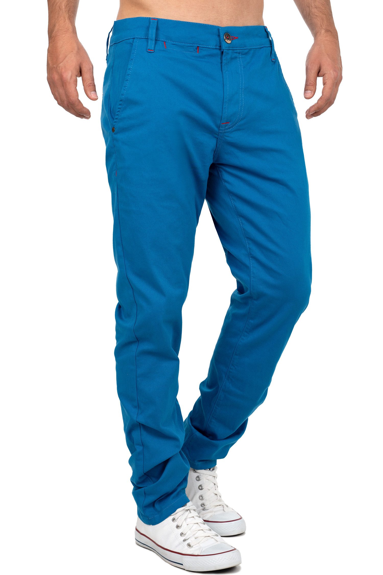 Cipo & Baxx Stoffhose Herren Regular Fit Hose Mid Waist BA-CD842 Label-Applikation – Bild 4 von 5