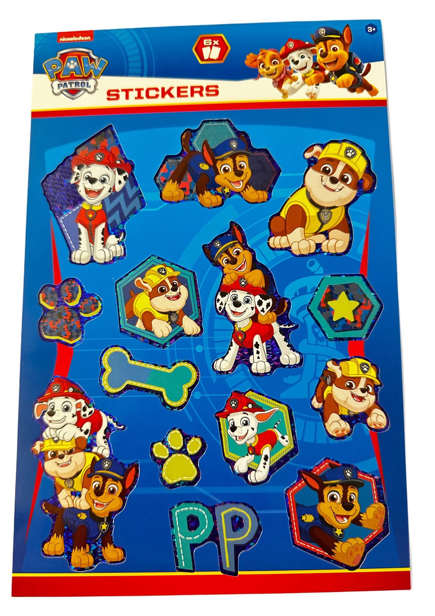 Nickelodeon Sticker Paw Patrol Aufkleber Buch über 50 Sticker bunt, (Set 1-tlg), Chase,Marshall,Rubble,Skye und Rocky Geschenke für Jungen und Mädchen