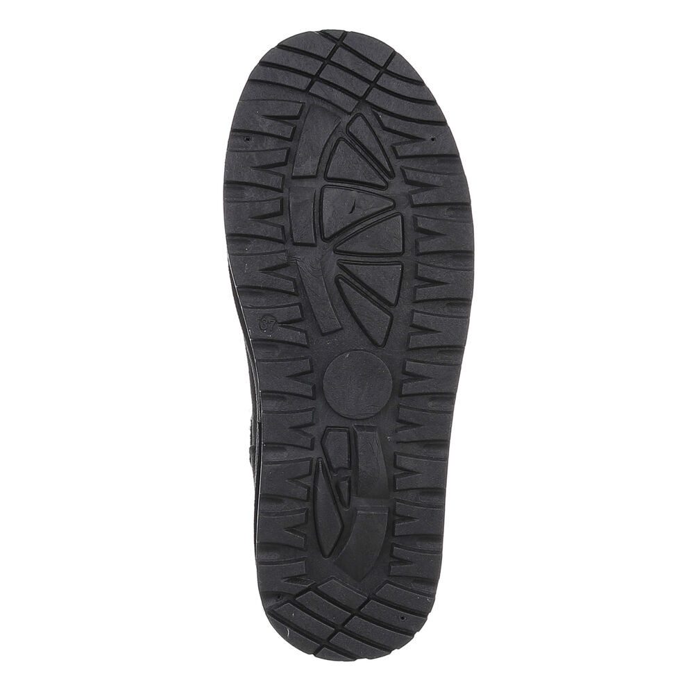 Ital-Design Damen Snowboots Freizeit Snowboots (87451912) Flach Stiefeletten in Schwarz
