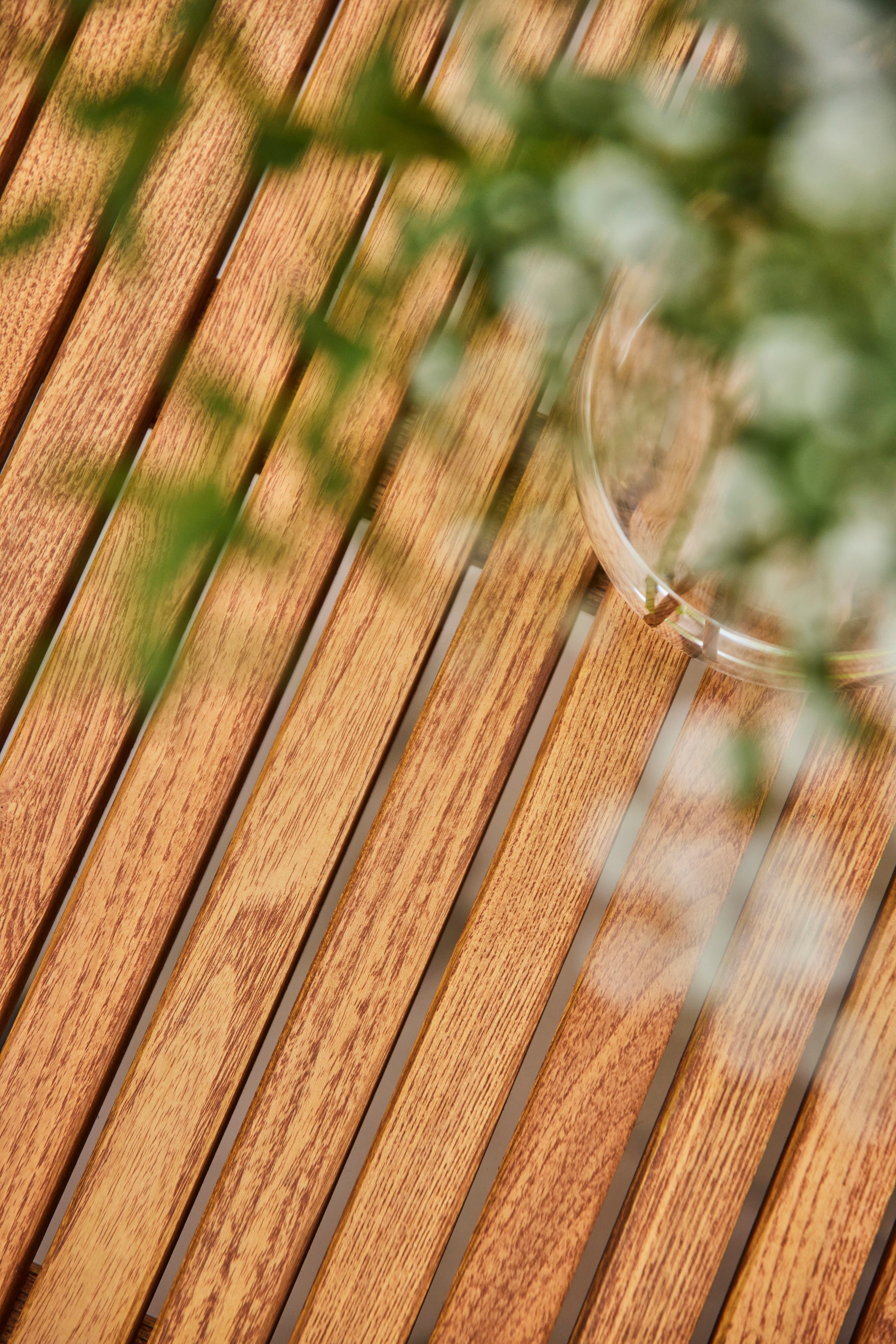 Siena Garden Gartentisch »Bozen« BxTxH:100x160x76 cm, Aluminium mit Robinienholz aus 100% FSC Holz