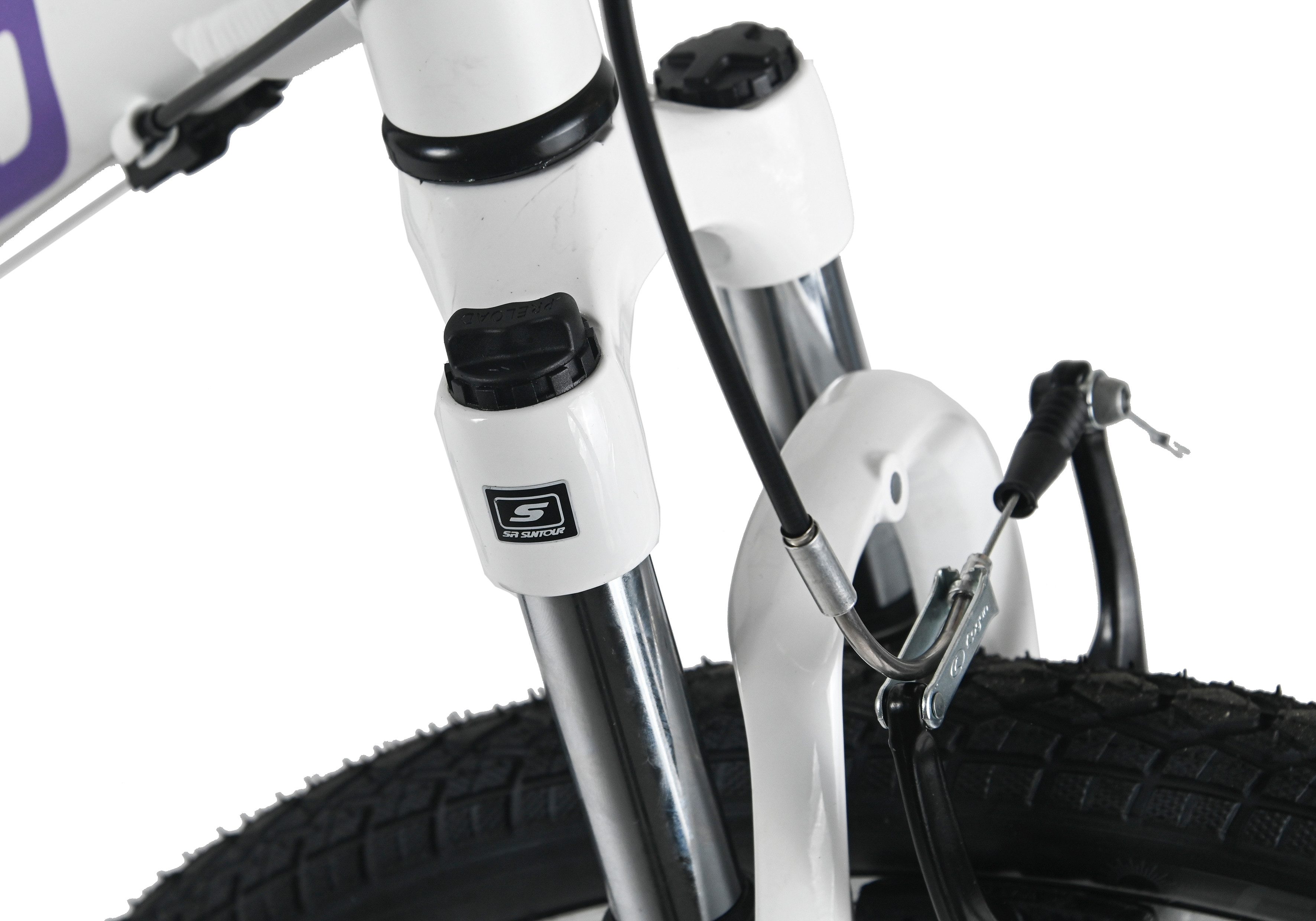 WYLD Kinderfahrrad Girls 24" Mistral Weiß 18 Gänge RH 38 cm - Ab 8 Jahre, 18 Gang, Kettenschaltung