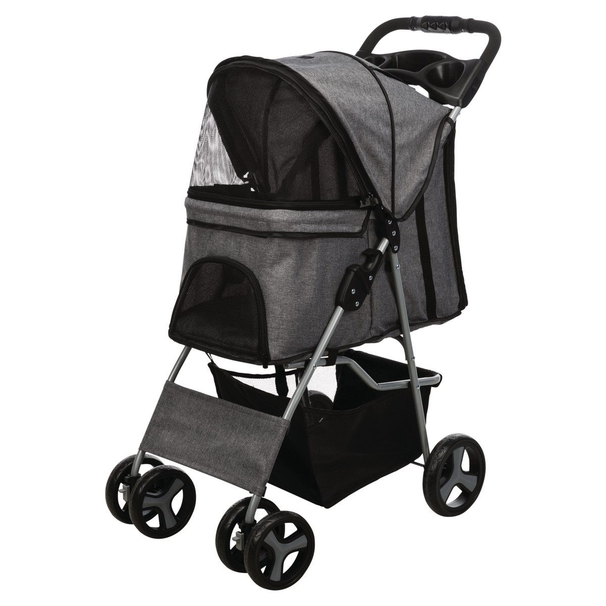 Hundebuggy Buggy grau