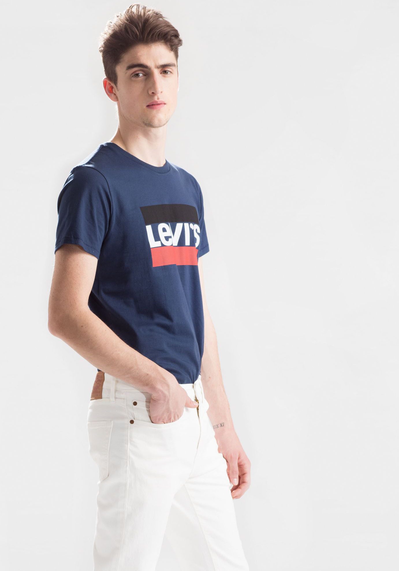 Levi's® T-Shirt mit großem Logoprint günstig online kaufen