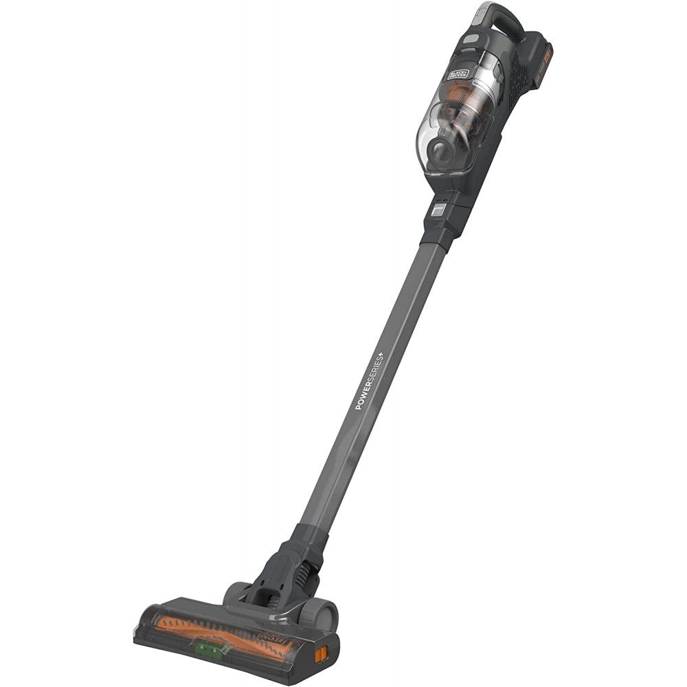 Black + Decker Akku-Stielstaubsauger BHFEA18D1 - Akku-Stielstaubsauger - grau/orange