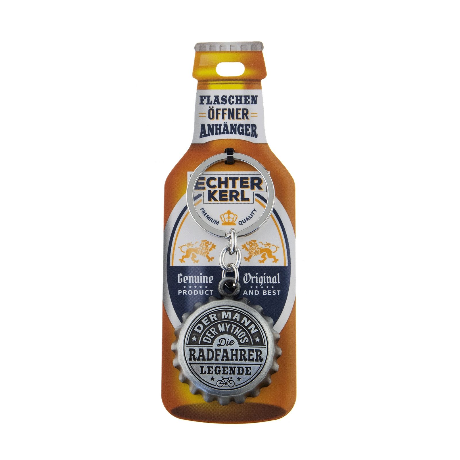 HTI-Living Flaschenöffner Echter Kerl Flaschenöffner Radfahrer (Stück, 1-tlg., 1 Flaschenöffner), Geschenkidee