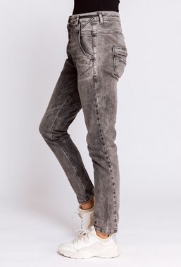 Zhrill Boyfriend-Jeans Boyfriend Jeans AMY Grey angenehmer Tragekomfort