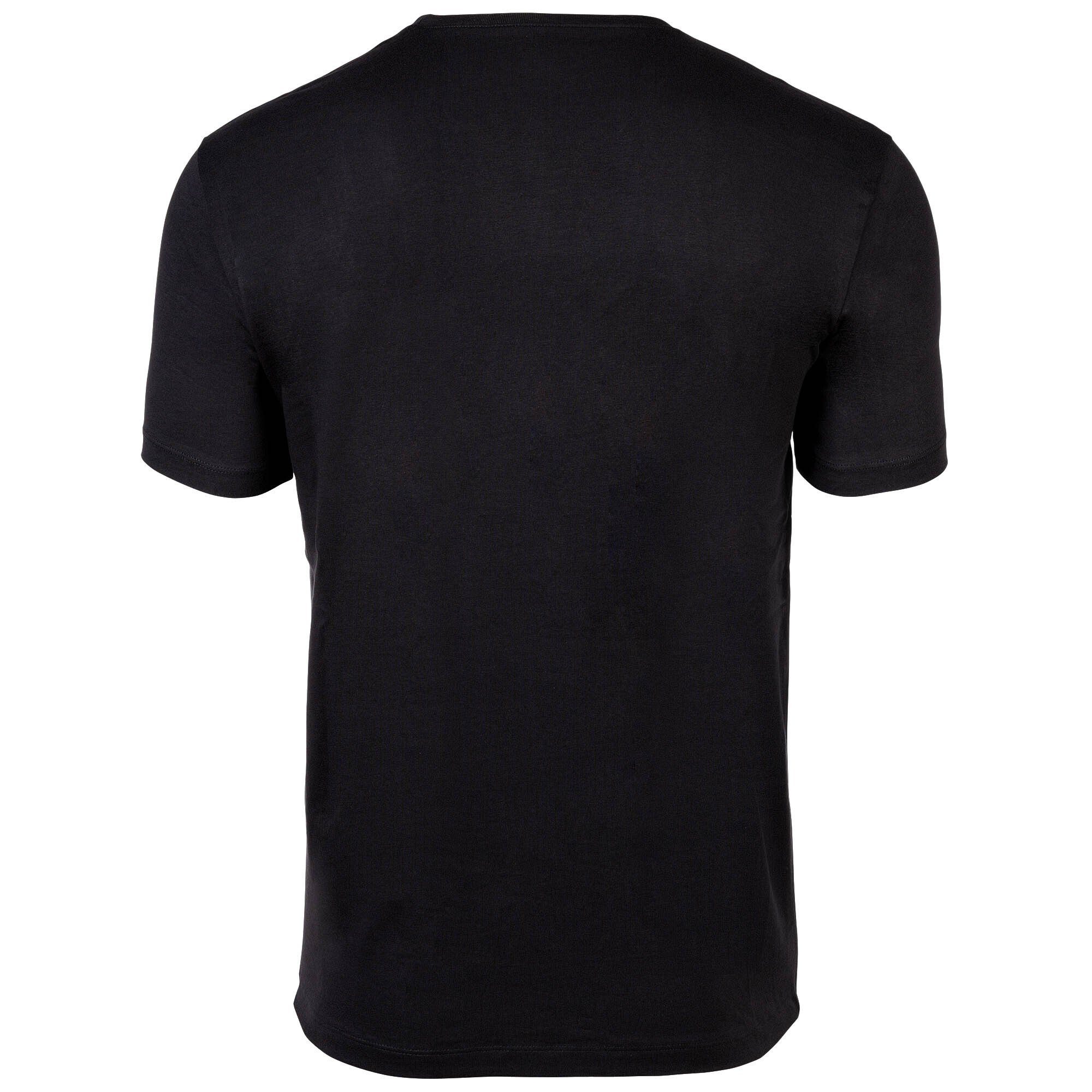 TShirtRN 4er BOSS - T-Shirt Comfort T-Shirt, Herren Pack Schwarz
