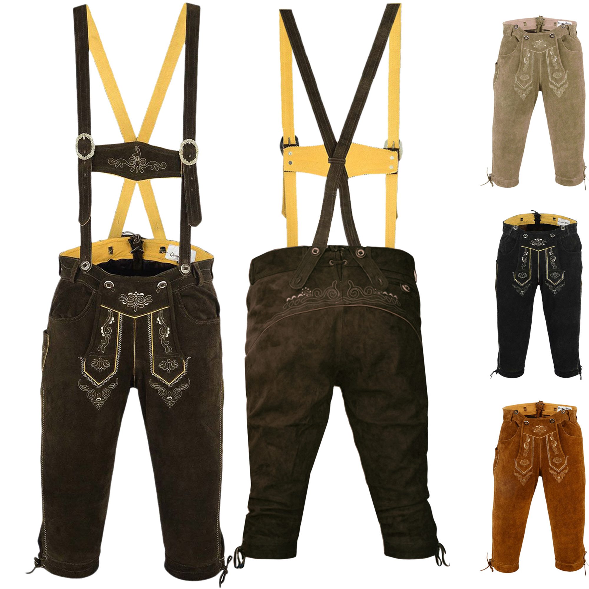 German Wear Trachtenlederhose GW822 Kniebundhose trachtenhose günstig online kaufen