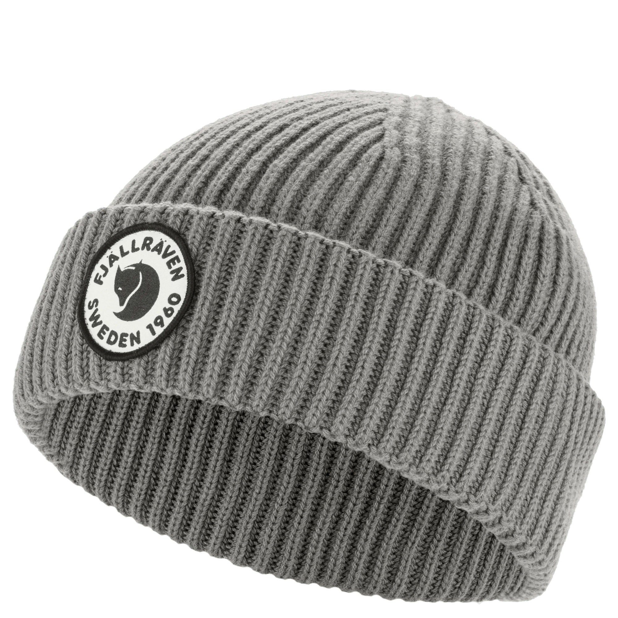 Fjällräven Strickmütze Lite Logo Hat - Mütze (grey) günstig online kaufen