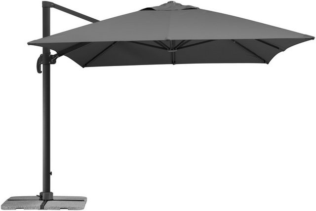 Schneider Schirme Ampelschirm »Rhodos Grande«, LxB: 300x400 cm, mit Schutzhülle und Schirmständer, ohne Wegeplatten