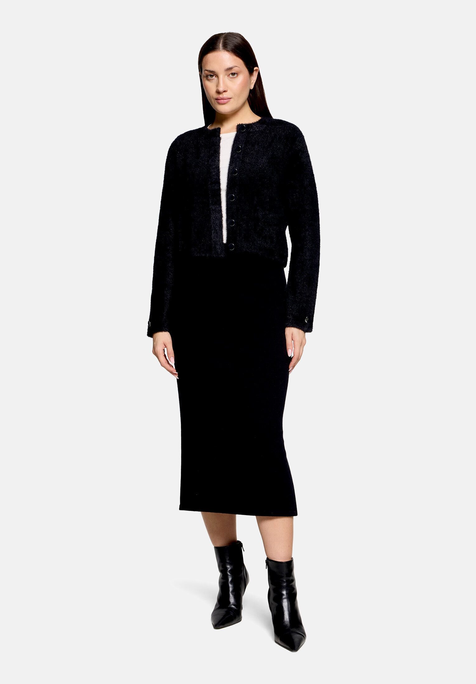 Betty Barclay Strickjacke Damen mit aufgesetzten Taschen (1-tlg)