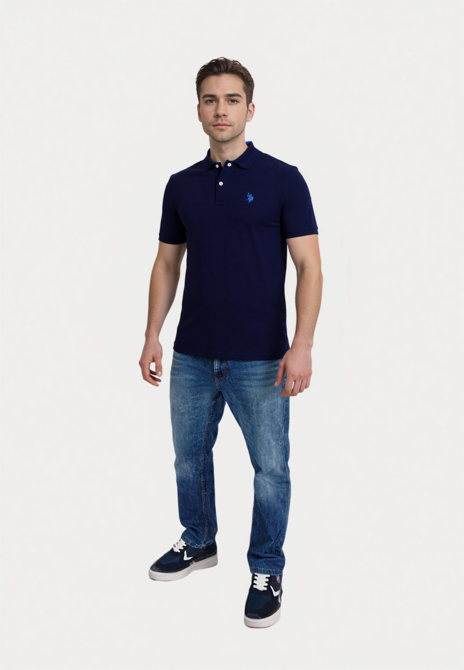 U.S. Polo Assn. Poloshirt Poloshirt Shortsleeve Basic (1-tlg., 1) – Bild 2 von 4