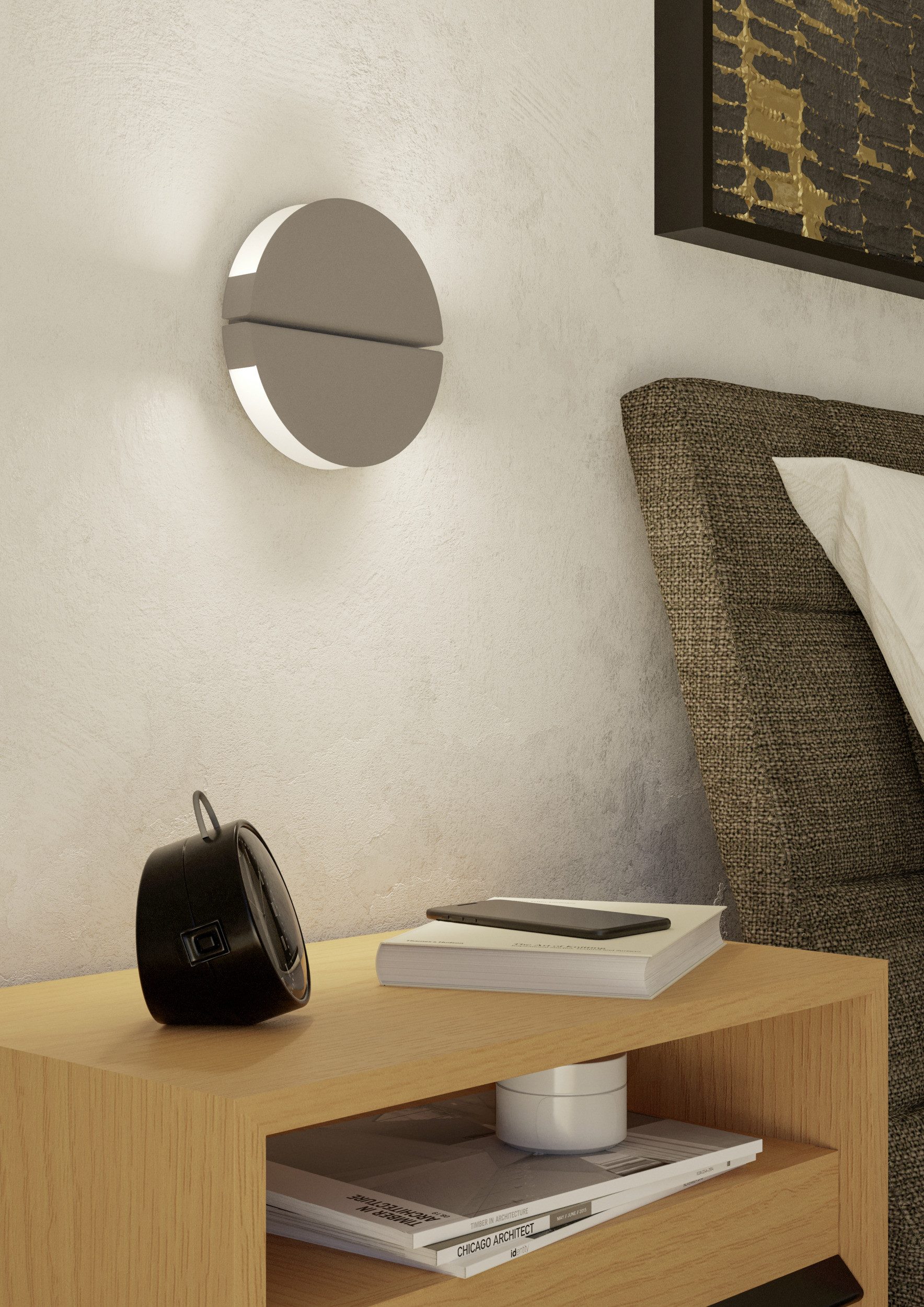 EGLO Wandleuchte PIANOSA Wandlampe - Edelstahl - LED - 4,5W - IP20, LED fes günstig online kaufen