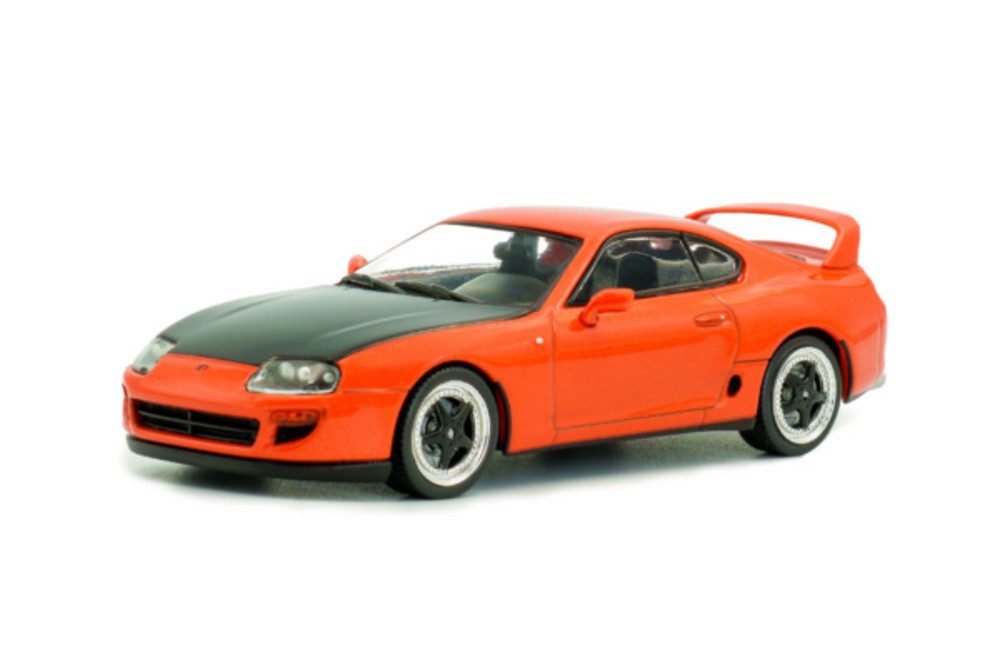 Solido Modellauto Toyota Supra Custom MK4 2001 orange, Maßstab 1:43