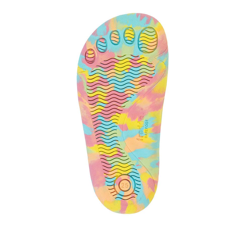 froddo® BAREFOOT BAZE Barfußschuh Klettschuh, Sneaker, Freizeitschuh mit bunter Laufsohle