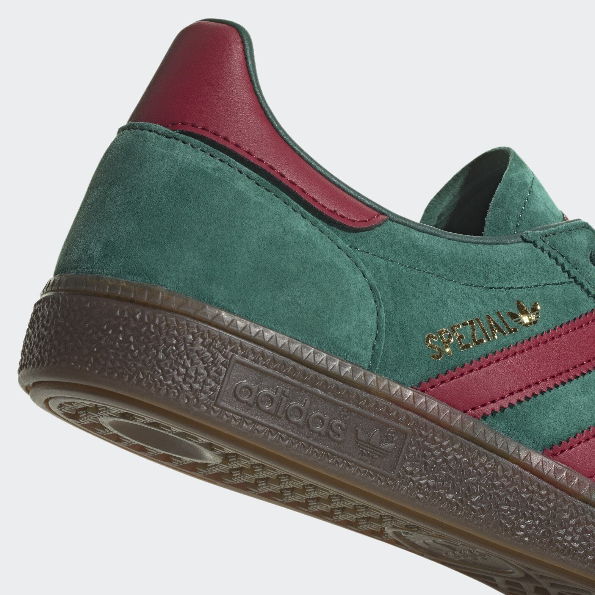 Originals Burgundy Gum SPEZIAL Collegiate Sneaker Green SCHUH / Collegiate / adidas HANDBALL