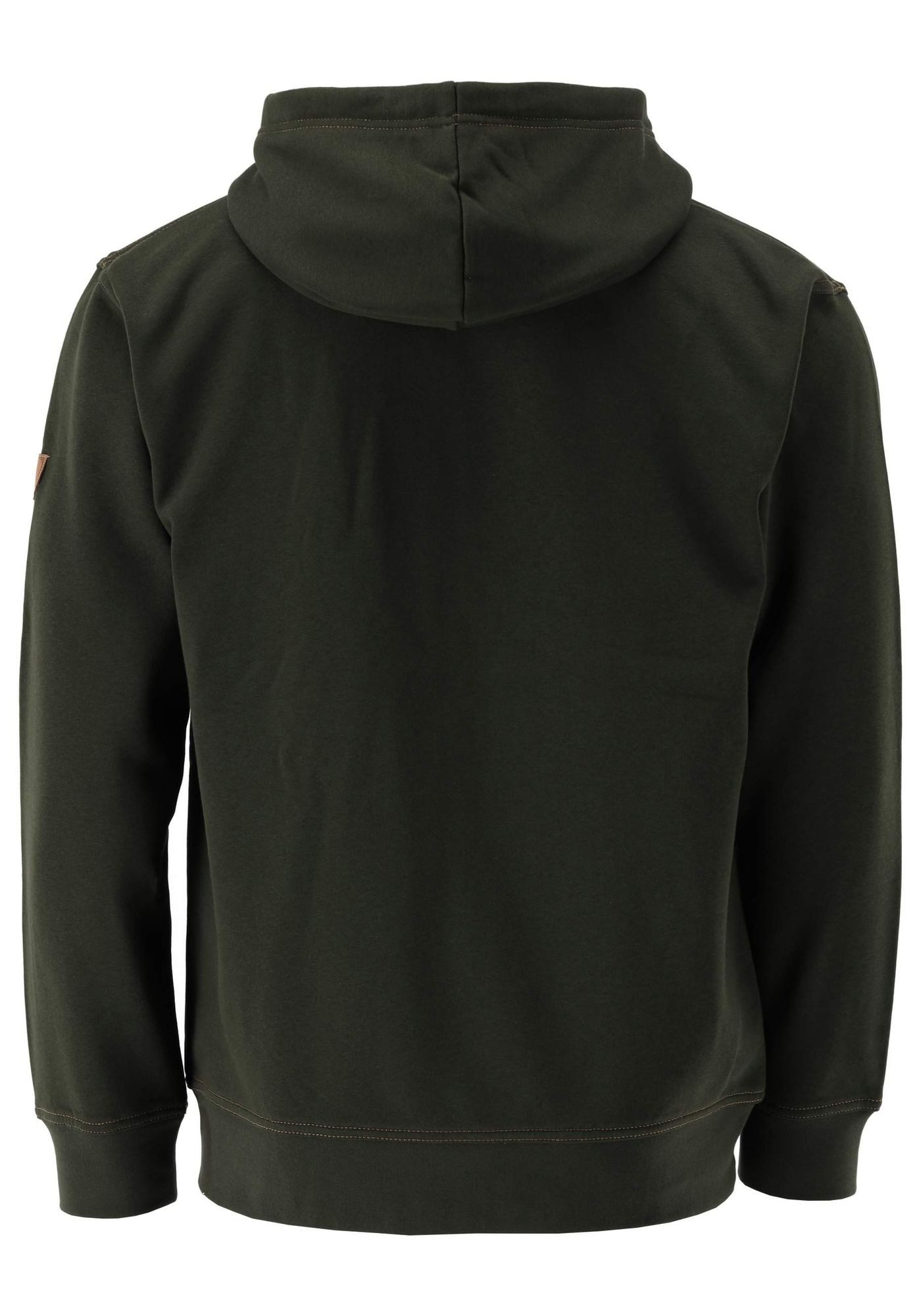 Tom Collins Sweatjacke Ivise Regular Fit, hochgeschlossen, 1/1-Arm, Tasche mit Lederschlaufe