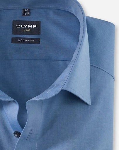 OLYMP modern Luxor Businesshemd fit blau