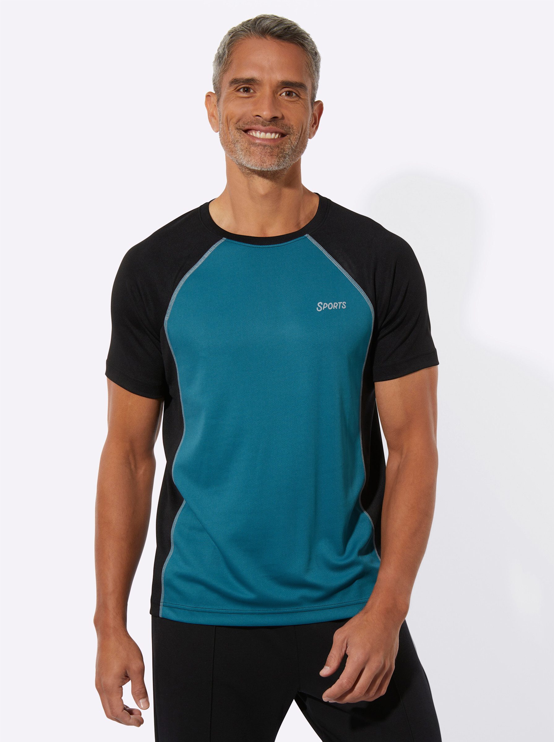 Sieh an! T-Shirt Sportshirt Kurzarm