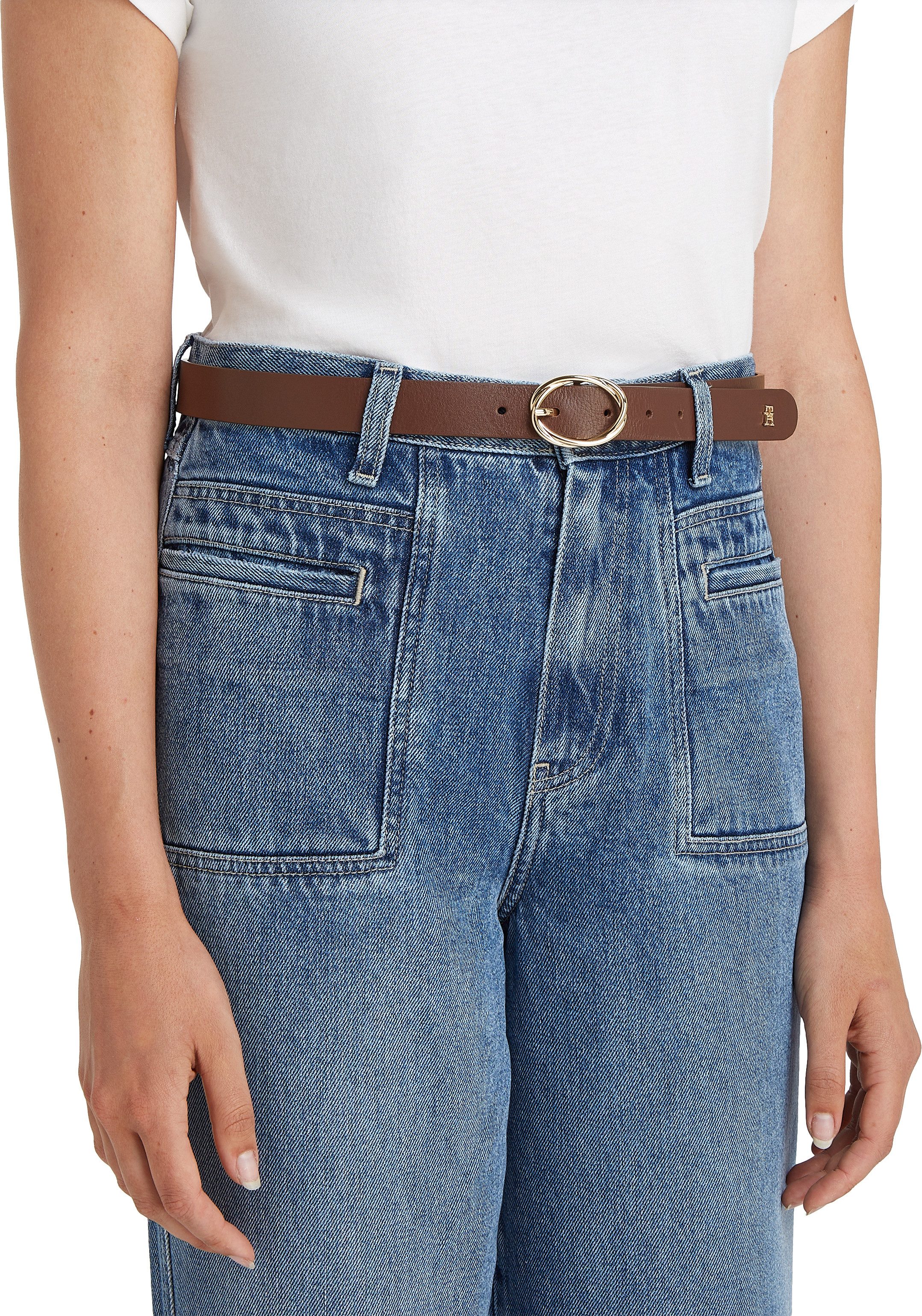 Tommy Hilfiger Ledergürtel TH CHIC 2.5 günstig online kaufen