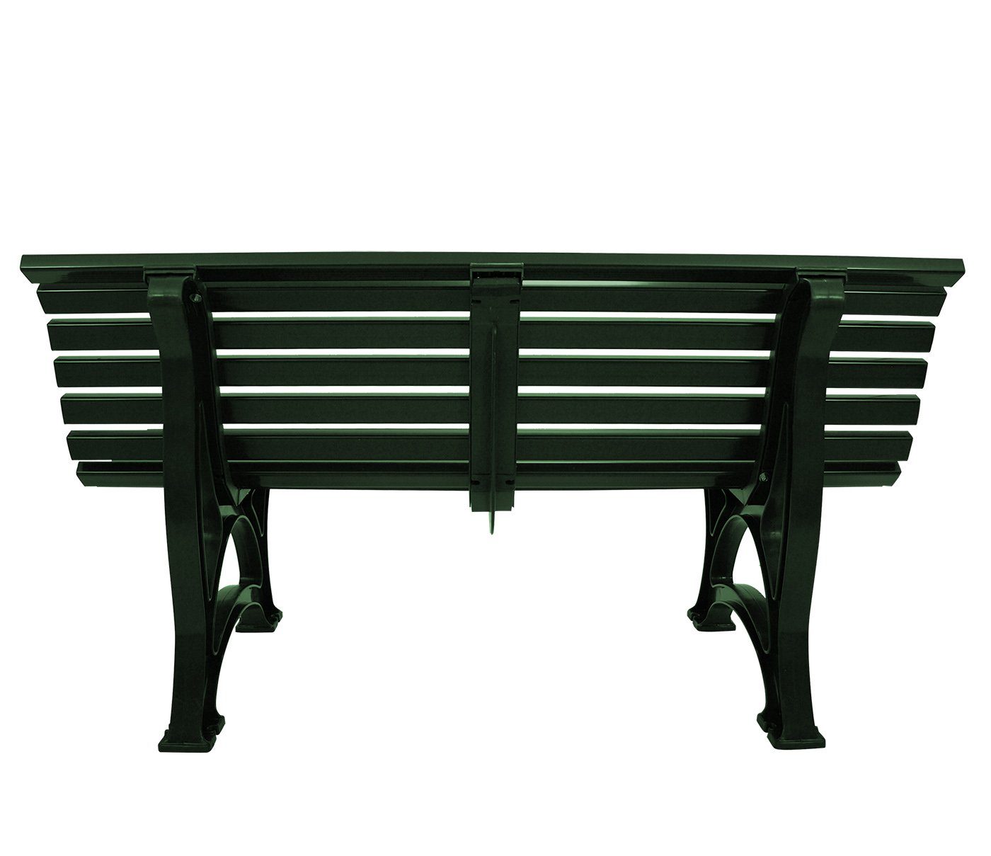 Blome Gartenbank HELGOLAND (1-St), 3-sitzer 150cm, wetterfester Kunststoff, dunkelgrün