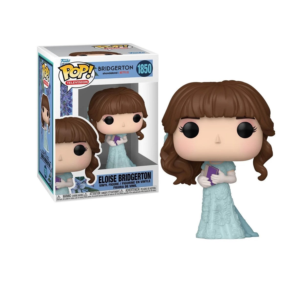 Funko Actionfigur Bridgerton POP! TV Vinyl Figur Eloise Bridgerton 9 cm, (1-tlg), Nicht für Kinder unter 3 Jahren geeignet
