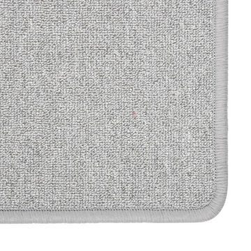 Teppich Teppichläufer Hellgrau 80x300 cm, furnicato, Rechteckig