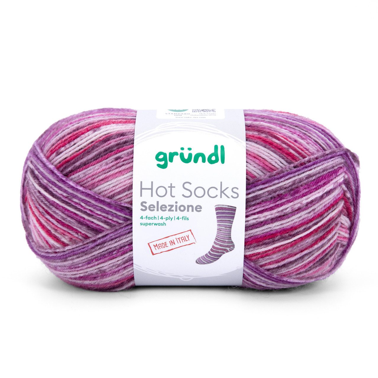 Gründl Gründl Sockenwolle Hot Socks 100 g 4-fach, Häkelwolle