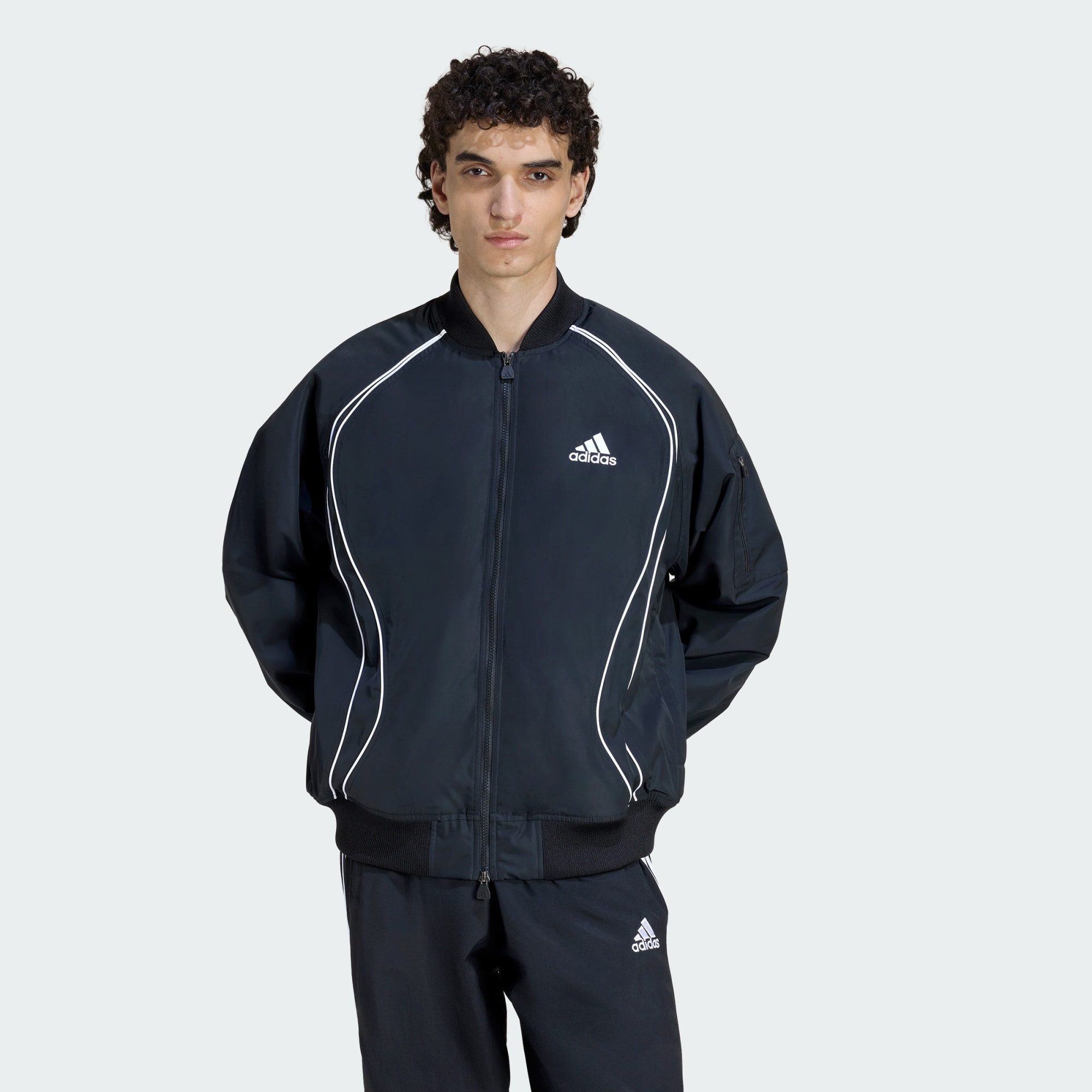adidas Originals Stadionjacke TEAMGEIST GEFÜTTERTE JACKE (1-St) günstig online kaufen