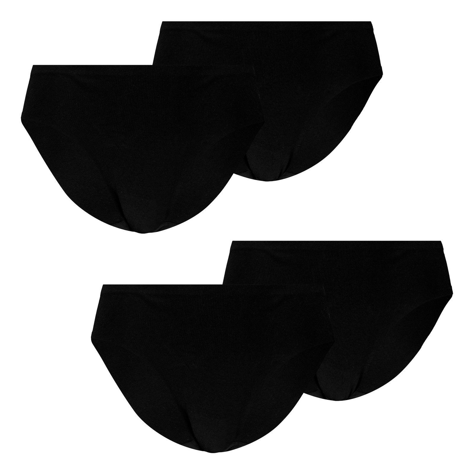PUMA Slip Invisible Ultra Soft Cotton Briefs (4-St) mit nahtlosen Abschlüssen