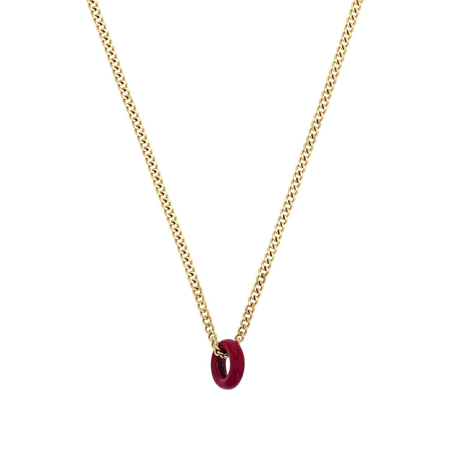 Noelani Edelstahlkette Noelani Kette mit Anhänger (Kette mit Anhänger, 2-tlg., Kette mit Anhänger)