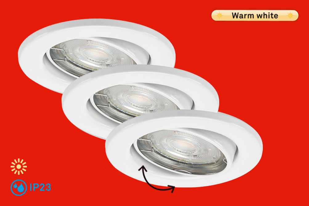 Briloner Leuchten LED Einbauleuchte FIT MOVE