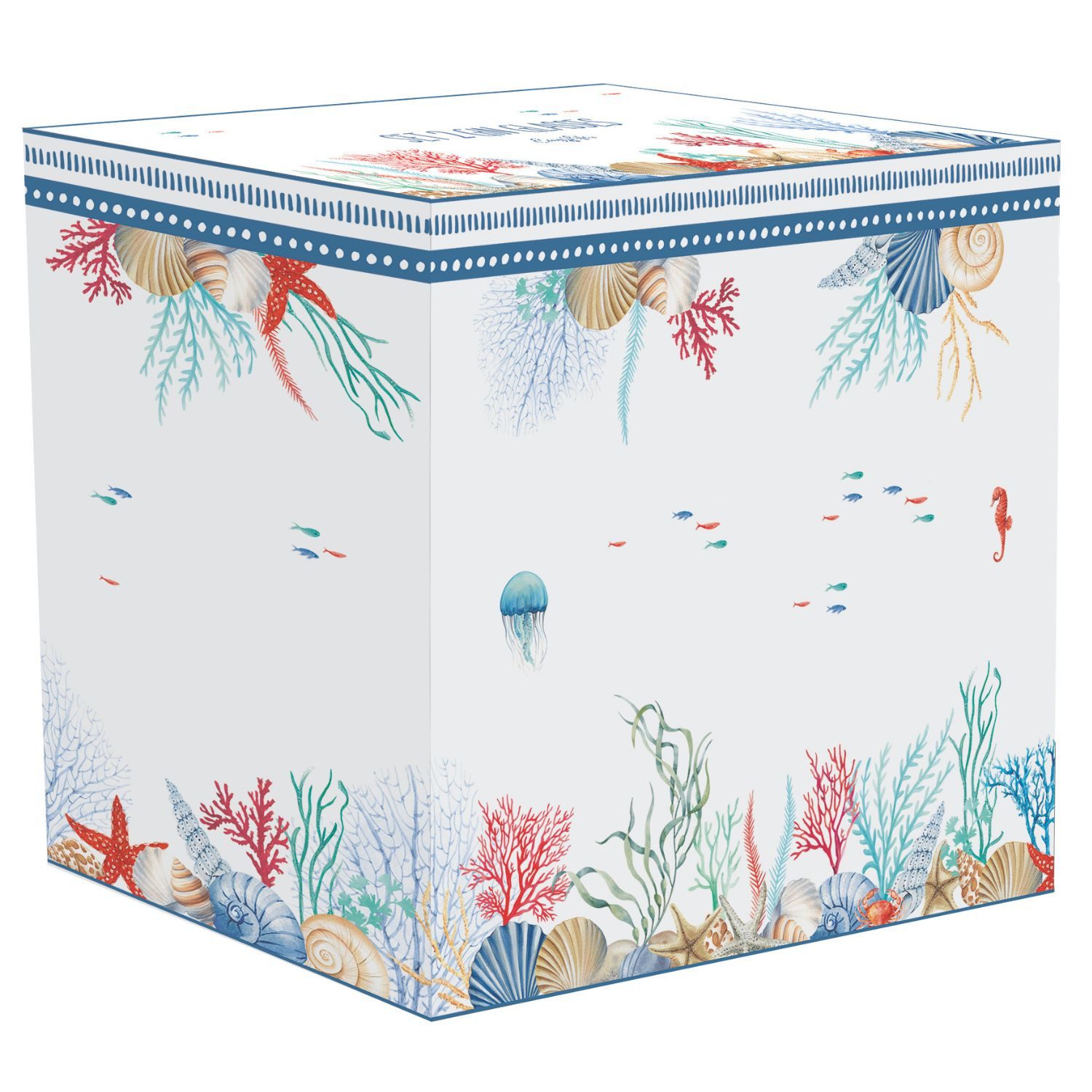 EasyLife Cocktailglas Sea Breeze, Glas, in Geschenkbox, Mehrfarbig, Unterwasser, H: 21,5cm