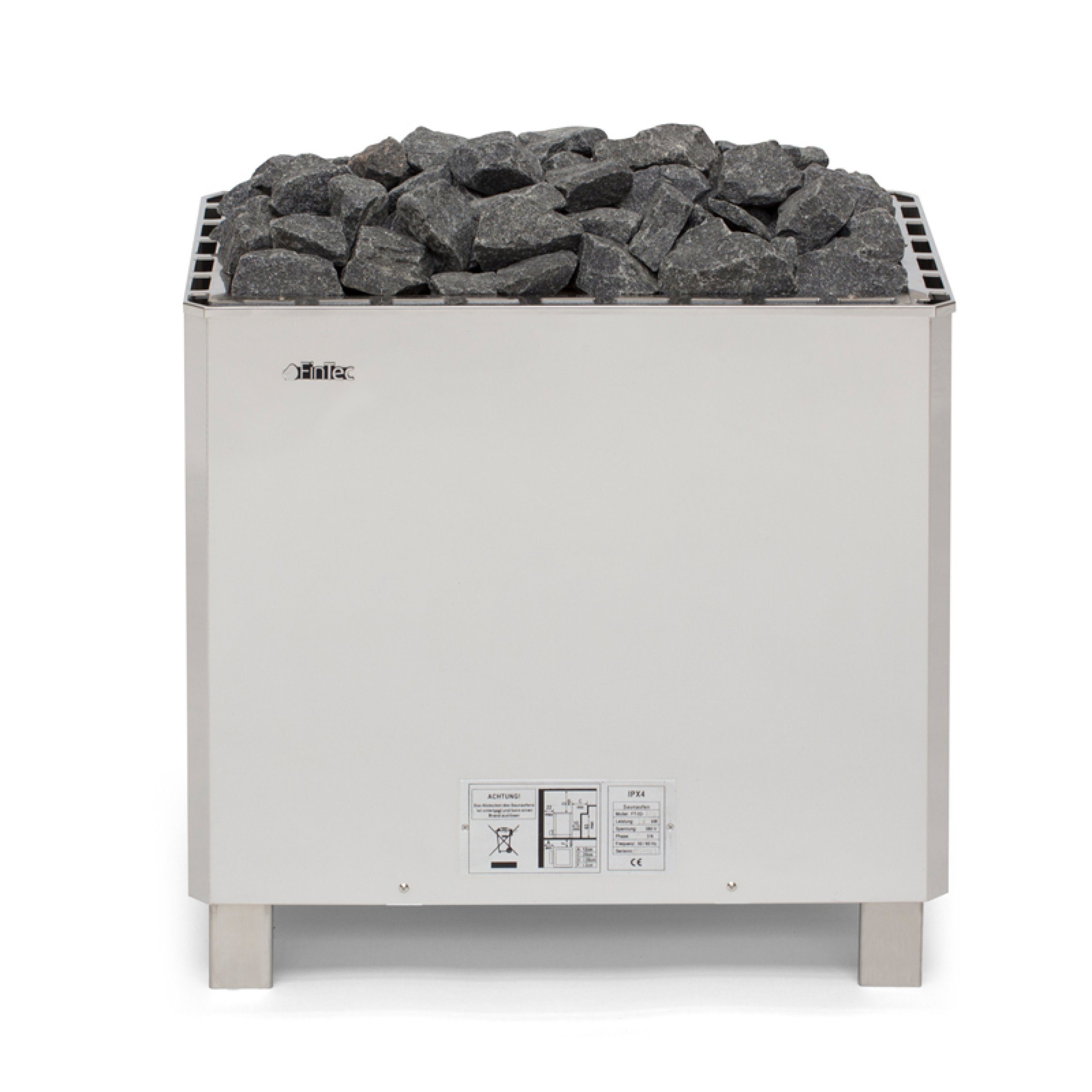FinTec Saunaofen FinTec ARNE 18 kW Premium Elektro-Saunaofen Standofen finnischer