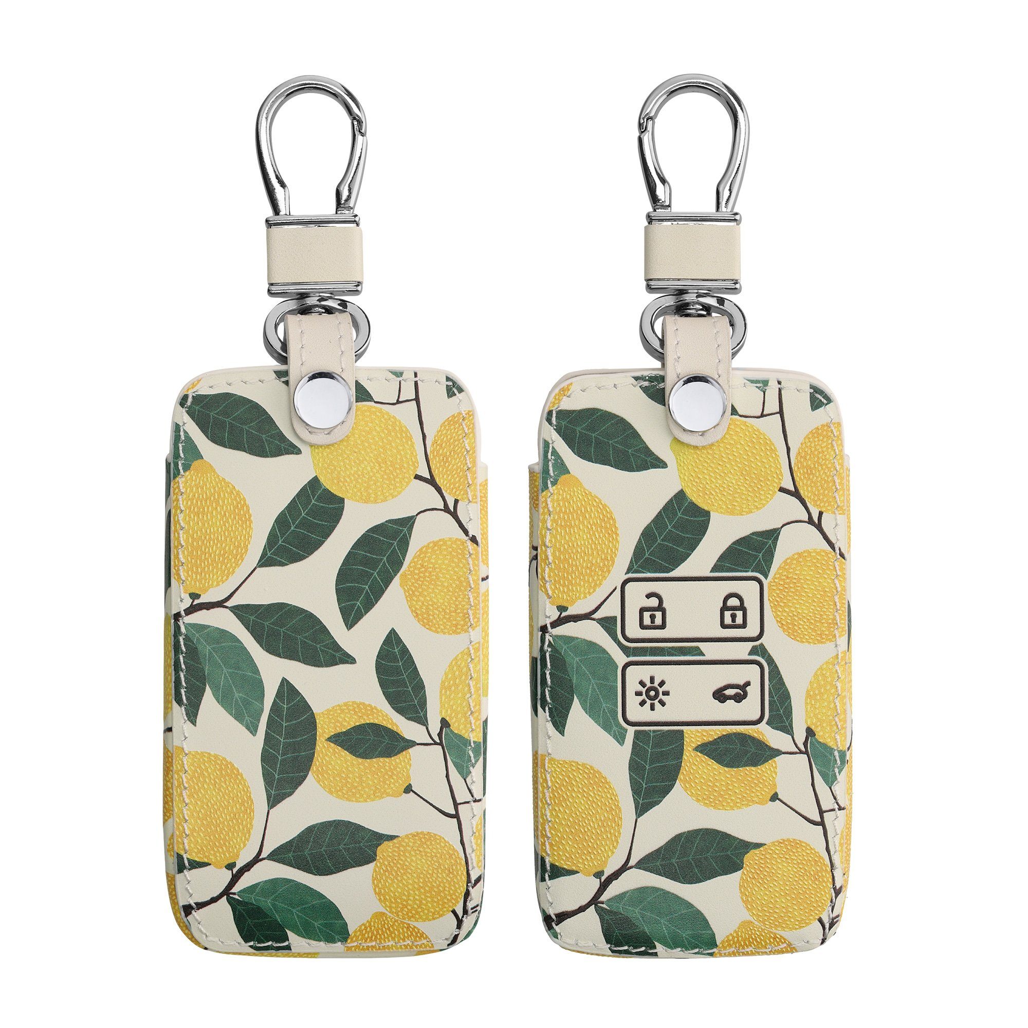 kwmobile Schlüsseltasche Renault Autoschlüssel Hülle (1-tlg), Kunstleder Schutzhülle Schlüsselhülle Cover