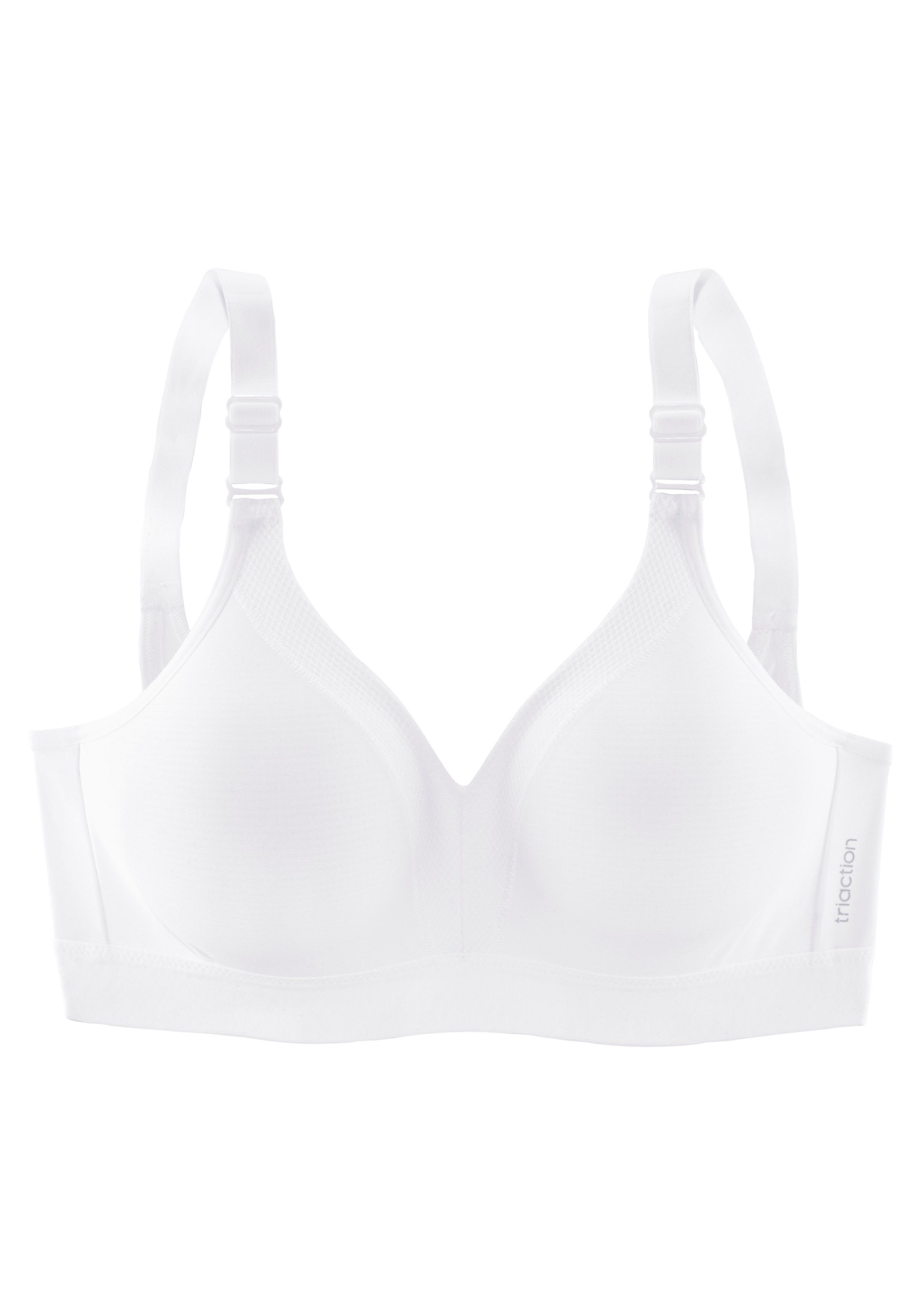 weiß Tragevarianten, Basic Wellness B-F, mit Dessous Triumph by Sport-BH Cup N 2 triaction