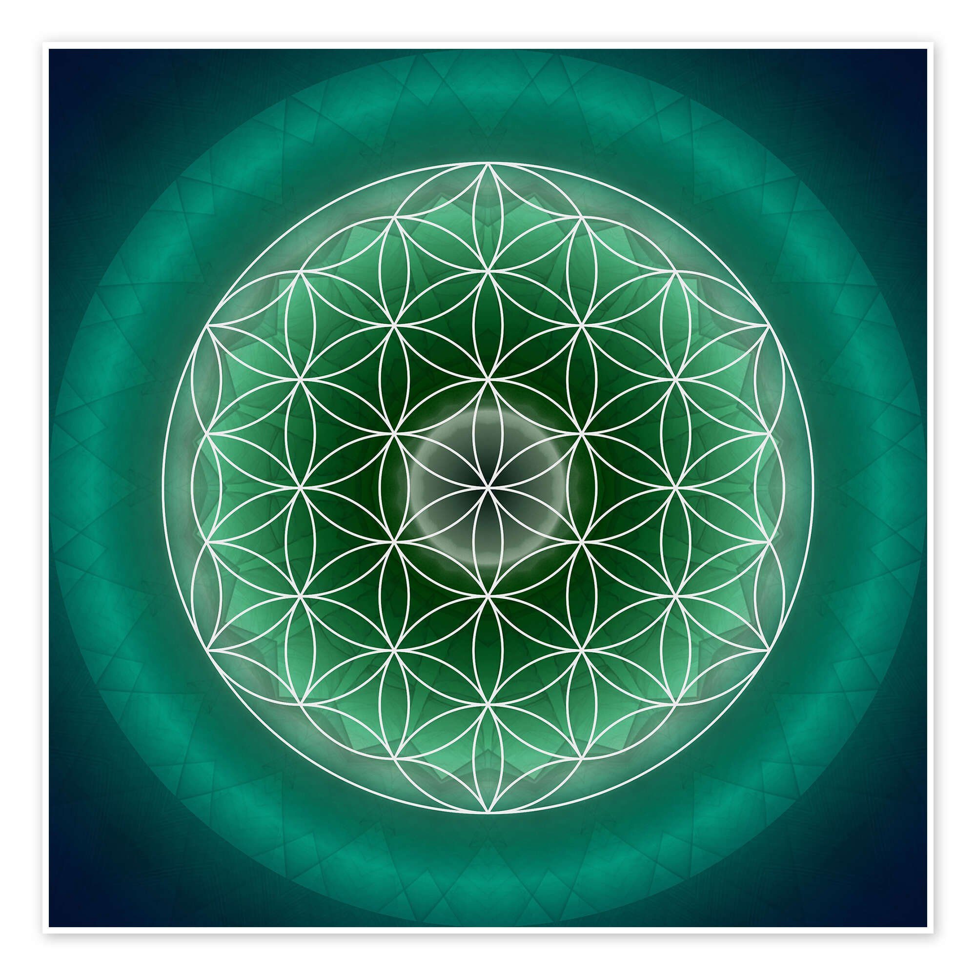 Posterlounge Wandbild Blume des Lebens 11, günstig online kaufen