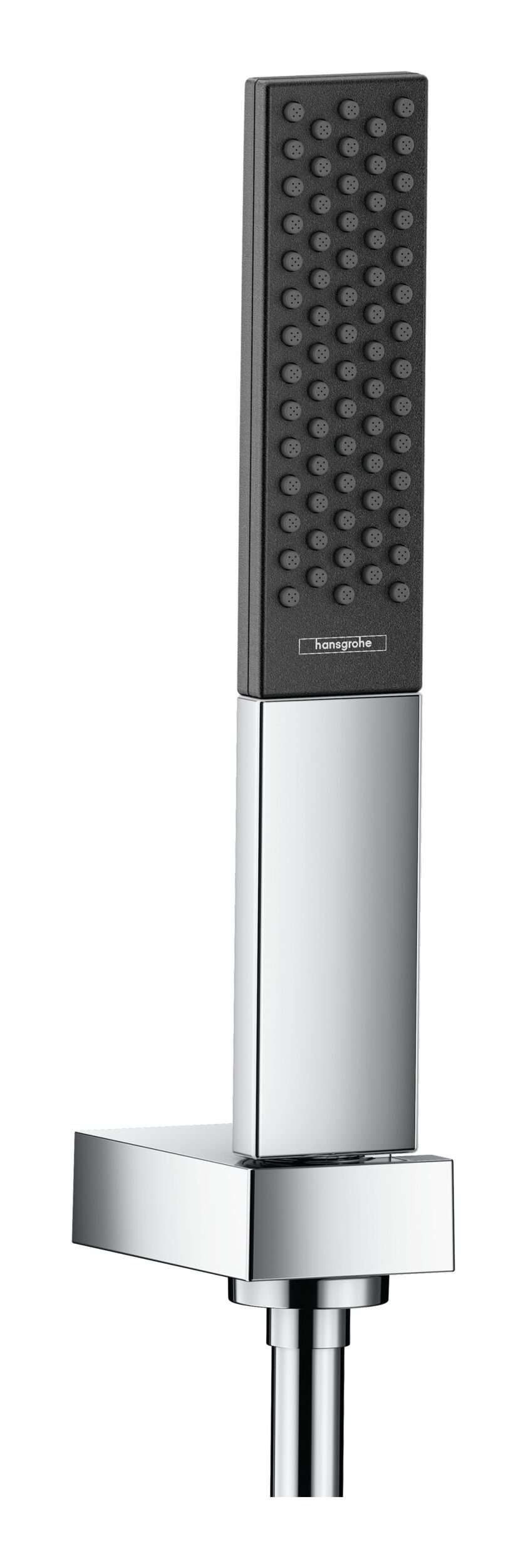 hansgrohe Handbrause Rainfinity, Brausehalterset 100 1jet mit Brauseschlauch 1600 mm - Chrom