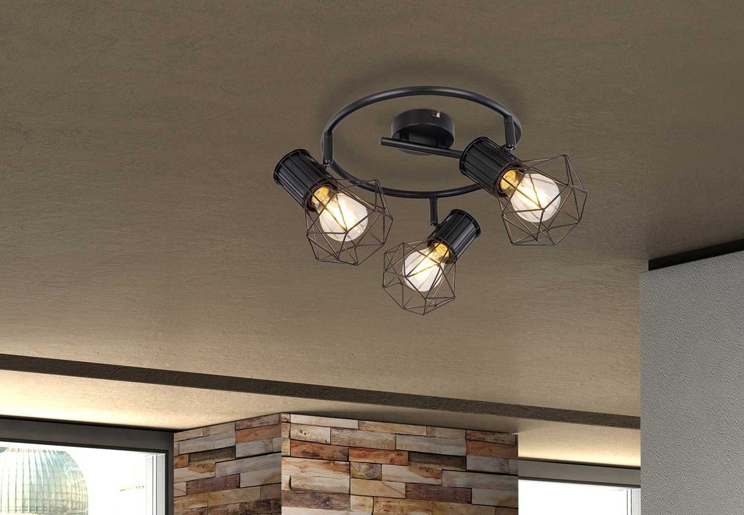 GLOBO LIGHTING Deckenstrahler PRISKA, 3-flammig, Ø günstig online kaufen