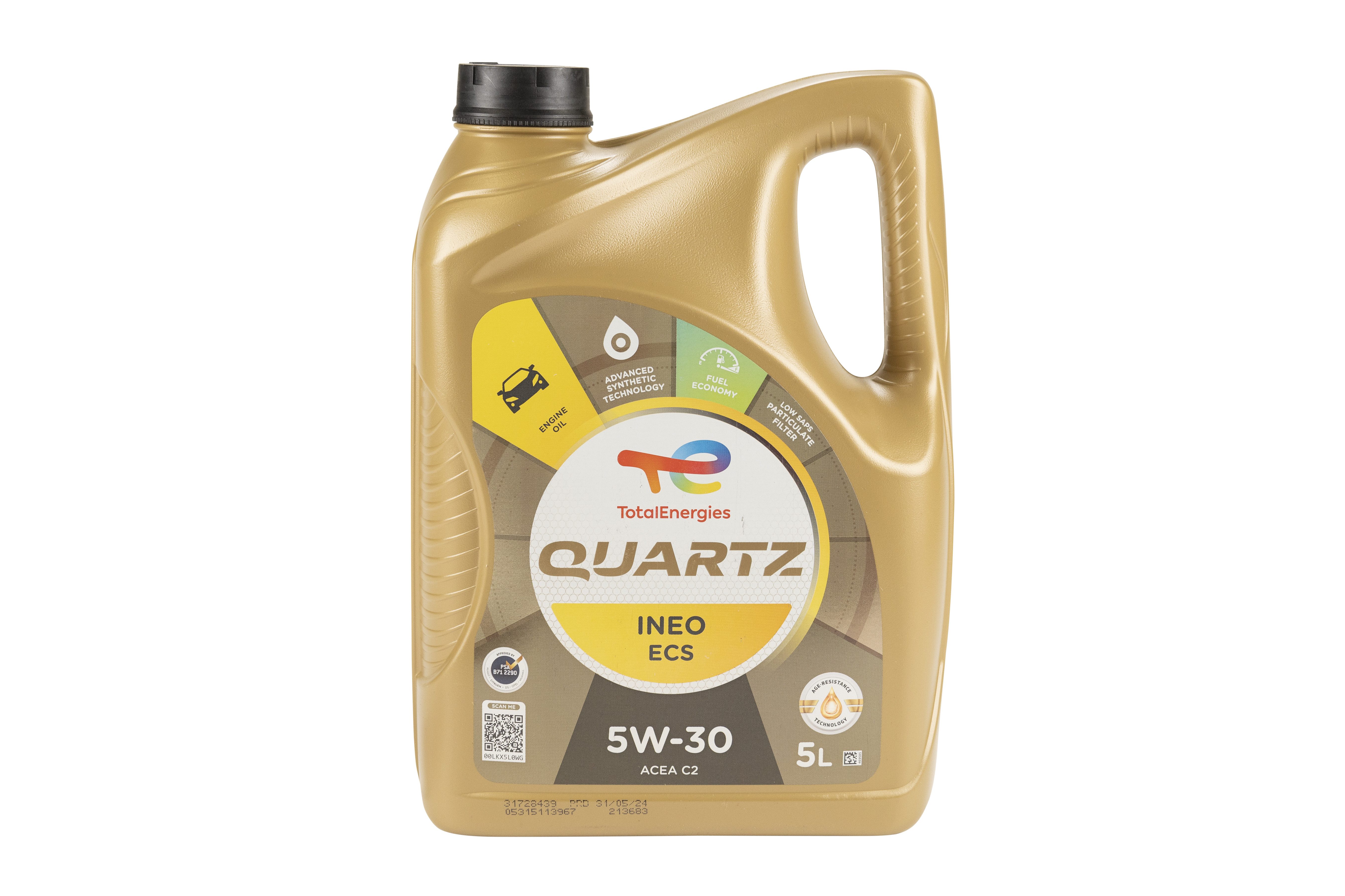 TotalEnergies Motoröl Total Quartz Ineo ECS 5W-30 213683 5 Liter