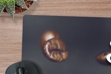 MuchoWow Gaming Mauspad Zitate - Sprichwörter - Kaffee - Aber erst der Kaffee (1-St), Büro für Tastatur und Maus, Mousepad Gaming, 90x60 cm, XXL, Großes